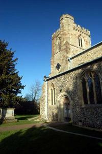 The west end of the church March 2007